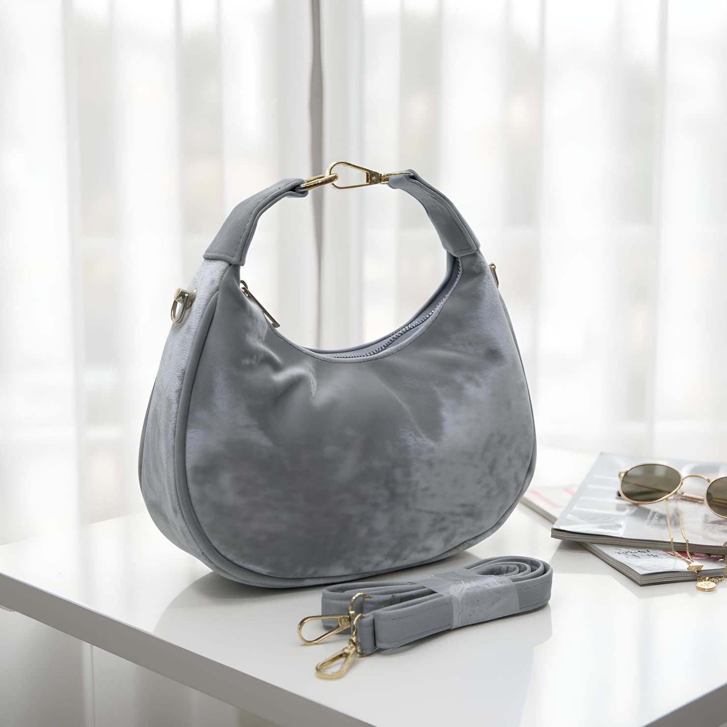 Elegant Beige Shoulder Bag